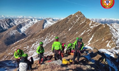 Addestramento ad alta quota per il Soccorso Alpino