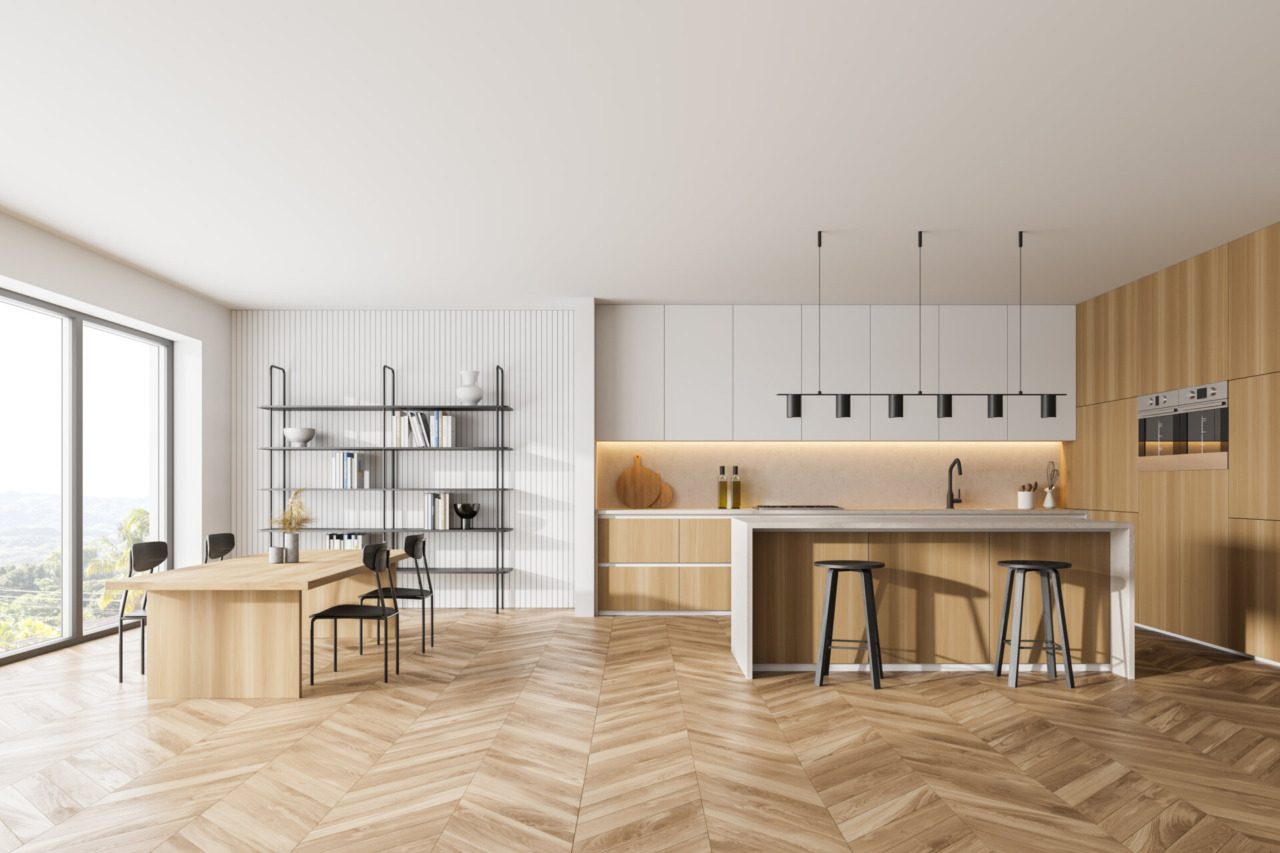 Open space moderno e accogliente: le idee d’arredo per raccordare living e zona cottura