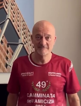 Claudio Bisio testimonial della Camminata dell’Amicizia