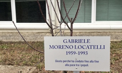 Anche Moreno nel Giardino dei Giusti di Figino Serenza