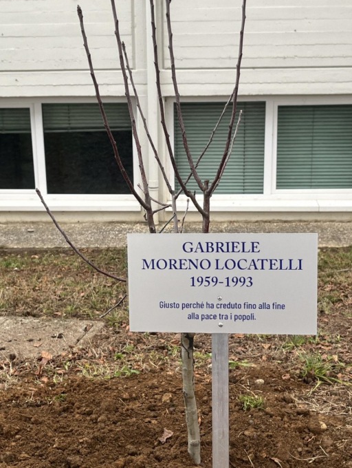 Anche Moreno nel Giardino dei Giusti di Figino Serenza