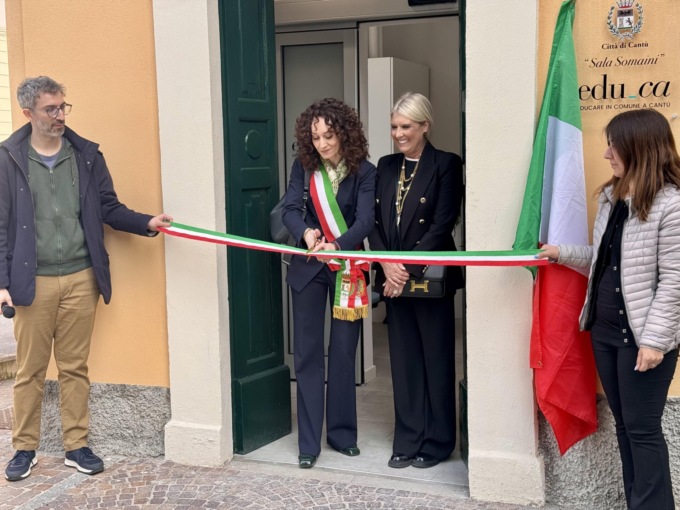Inaugurata la nuova Sala Somaini, sede dello Spazio Famiglia