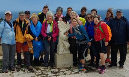 La “carovana” delle camminatrici pronta per il Cammino Materano