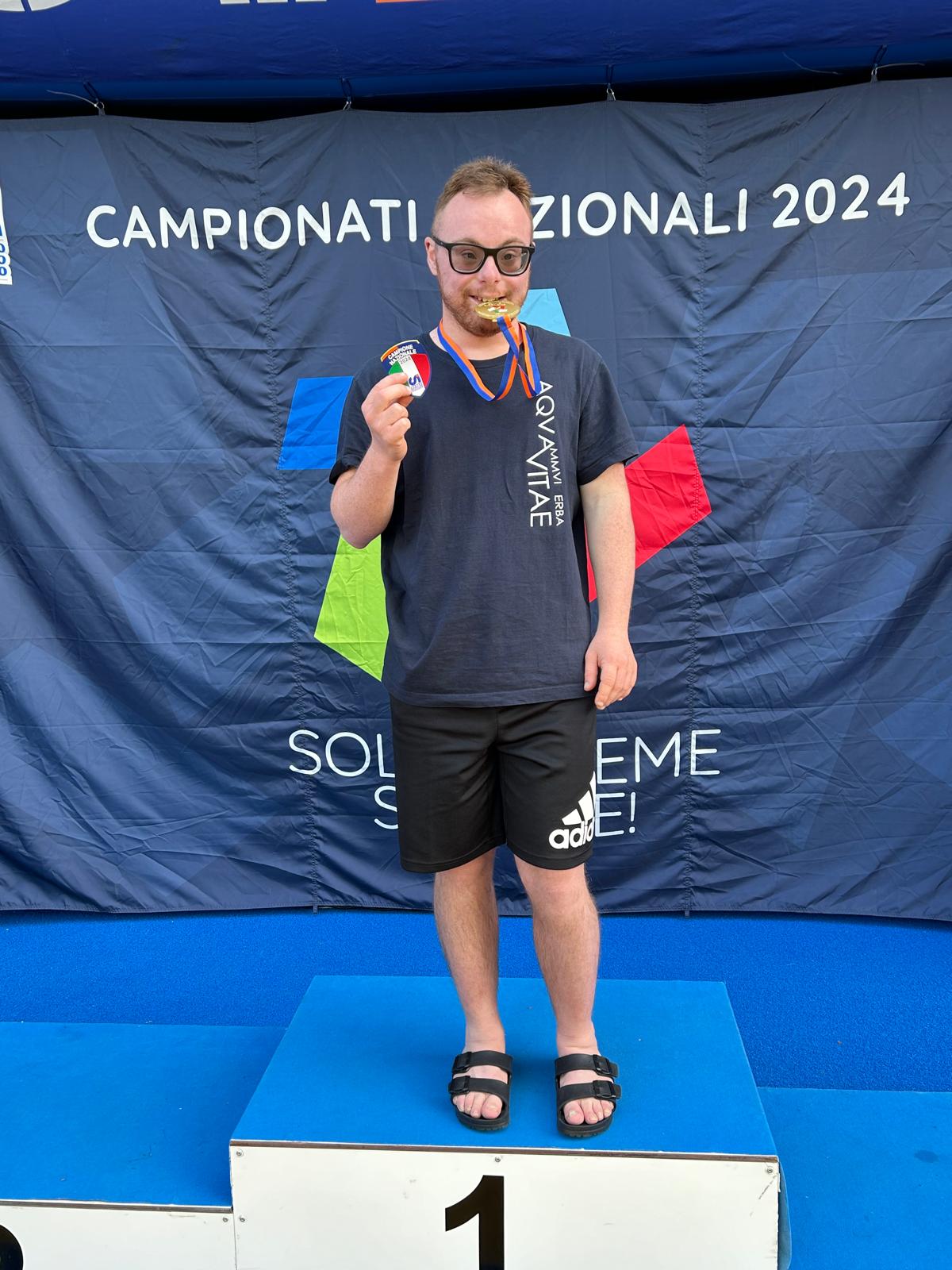 Giacomo Volpi Campionati Nazionali nuoto Csi a Lignano
