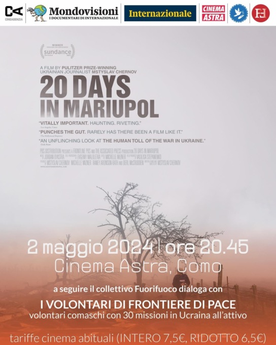 Al cinema Astra “20 days in Mariupol”, film documentario vincitore del premio Oscar