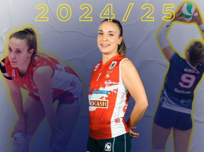 La palleggiatrice Rebecca Rimoldi è il terzo colpo della Tecnoteam 2024/25