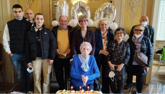 Festa alla “Don Allievi” per la centenaria Emilia
