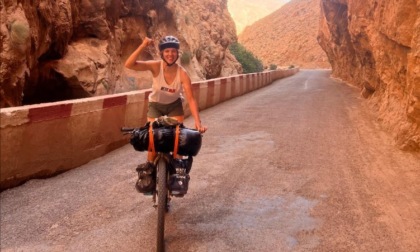 Chiara e Omar in bici per il Marocco