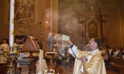 Padre Andrea ha celebrato la sua prima messa a Cermenate