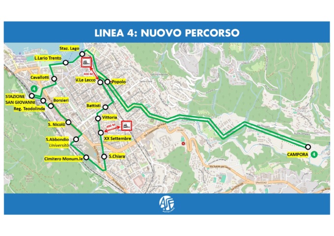 Asf, restyling linea 4: prima circolare di Como