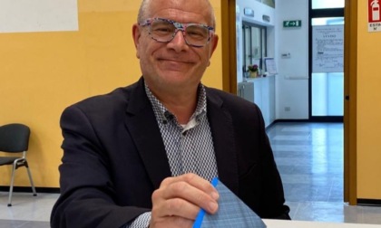 Elezioni comunali: il candidato sindaco Guido Bertocchi alle urne