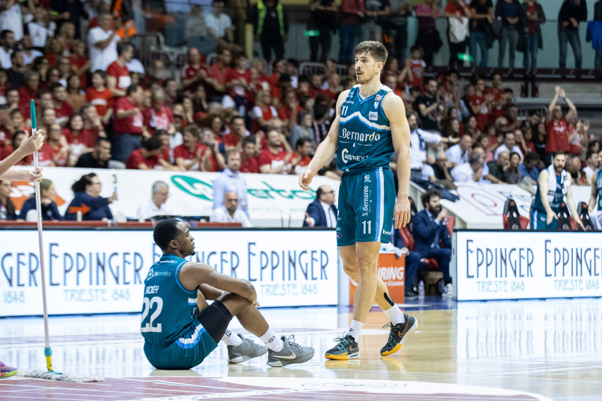 Acqua San Berbardo Cantù gara 4 playoff contro Trieste