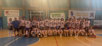 Basket femminile Villa Guardia al torneo di Ferno