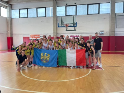 Basket femminile RSA Inverigo tricolore con Udine