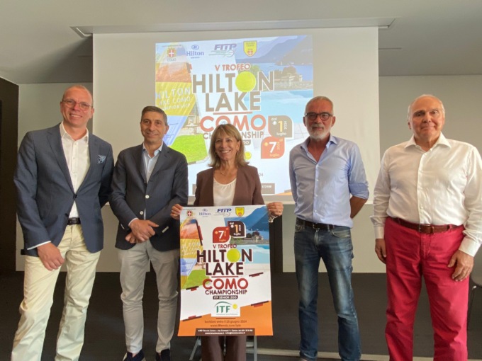 Il Tennis Como ha tolto il velo al 5° Trofeo Itf Senior “Hilton Lake Como Championship”