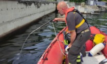 Sversamento nel lago, intervengo i Vigili del fuoco