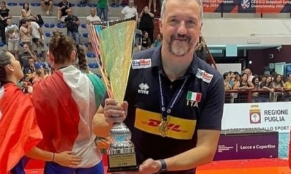 Il coach della Tecnoteam Mauro Chiappafreddo è campione d'Europa con l'Italia Under22