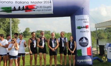 La Canottieri Lario conquista un tricolore e 7 medaglie ai campionati Italiani Master