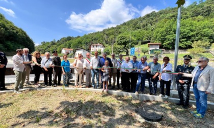 E' stata inaugurata la rotonda al Segrino