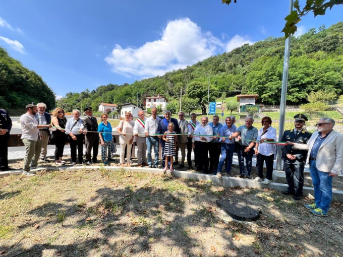 E’ stata inaugurata la rotonda al Segrino