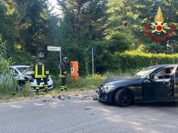 Incidente stradale a Cassina, un ferito in codice giallo