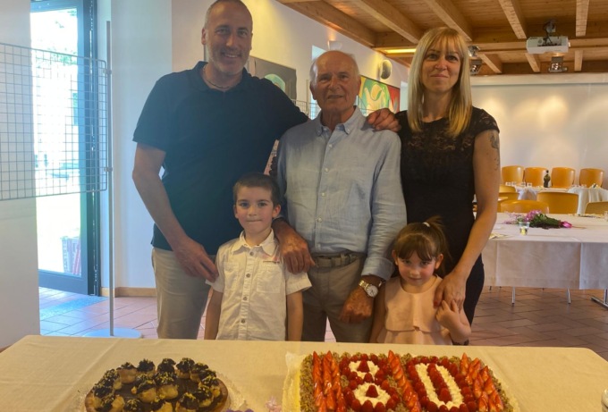 Per gli 80 anni  di nonno Sergio donazioni nel ricordo di Nicolò Lanzoni