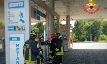 Fuga di gas a un distributore in Statale. Messo in sicurezza dai Vigili del fuoco