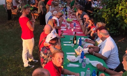 Cena estiva in tricolore con gli Alpini