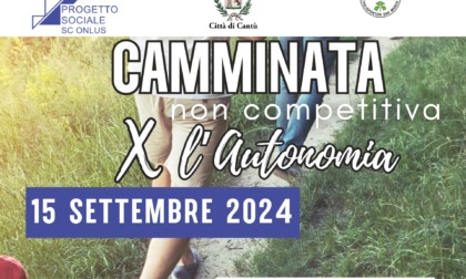 Progetto sociale: una camminata per l'autonomia a Cantù