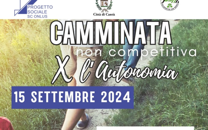 Progetto sociale: una camminata per l’autonomia a Cantù