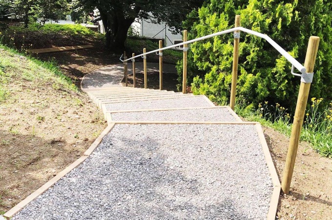 Terminata la riqualificazione del cortile e del giardino di Villa Franchi Borella