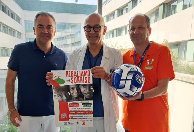 “Regaliamo un sorriso”, partita benefica al Centro Sportivo Comunale