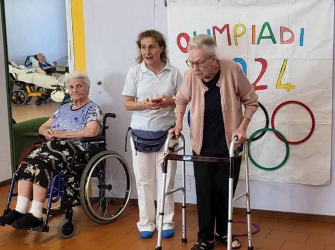 Alla “Galetti” nonni e operatori “convocati” alle Olimpiadi 2024