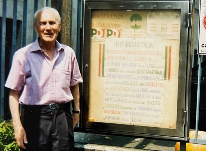 Addio ad Antonio Gallo, fu tra i fondatori di Anpi Cantù-Mariano