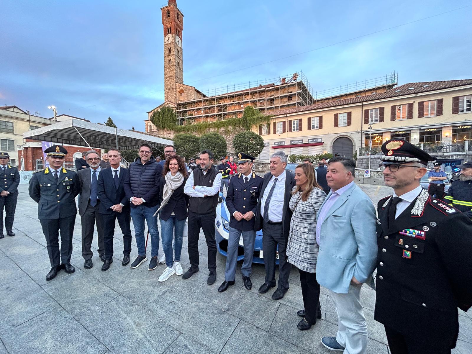 Cantù Cantù E...state con noi Polizia stradale con ministro Matteo Salvini