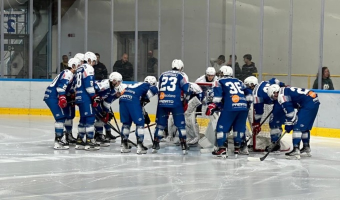 Hockey Como travolto ad Aosta e già domani tornerà a Casate contro Bressanone 