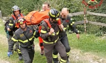 Scivola da una riva: 80enne soccorso