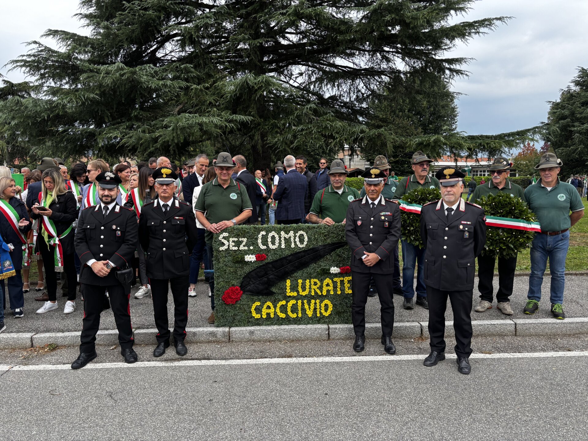 Lurate caccivio, adunata sezionale alpini