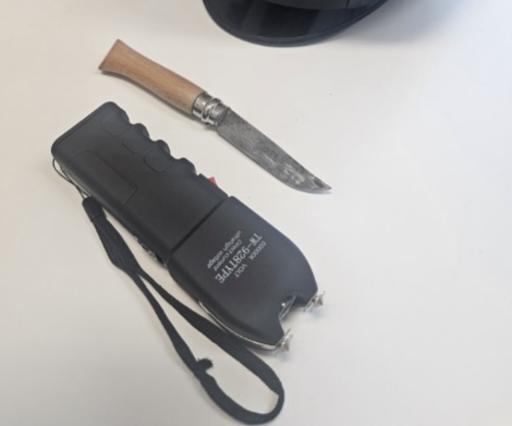Girava con un coltello di 18 centimetri: denunciato