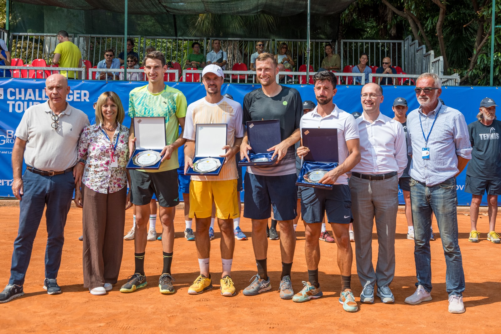 Challenger di Como Premiazioni del doppio (foto Musatti Colombo)