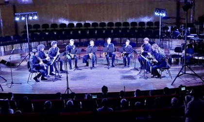 SaxMeet Ensemble in lezione-concerto a Villa Natta