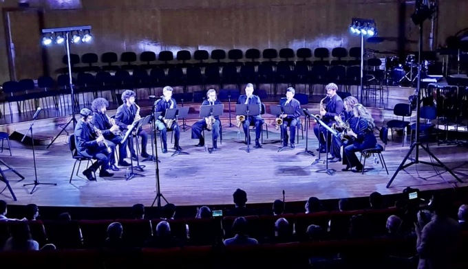 SaxMeet Ensemble in lezione-concerto a Villa Natta