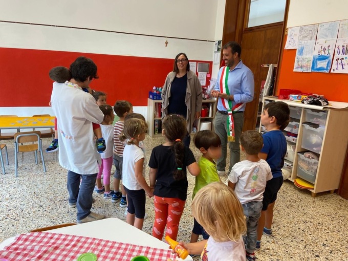 La visita del sindaco nelle scuole per l’inizio dell’annata didattica