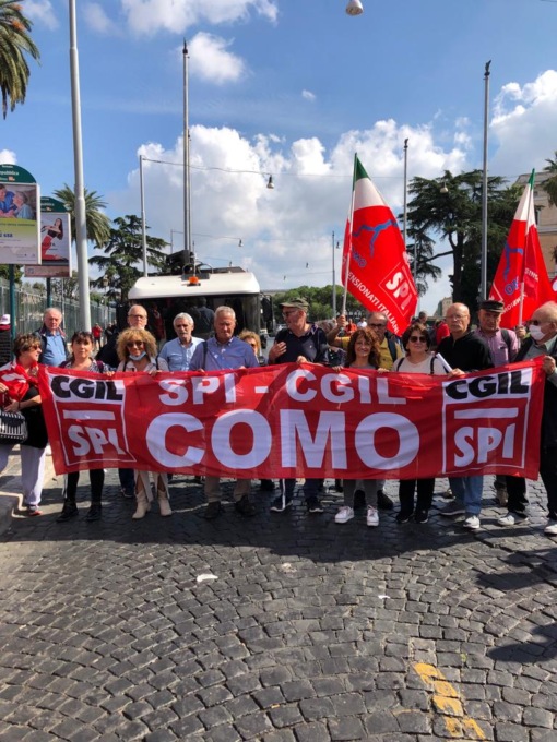 Il Sindacato pensionati della Cgil scende in piazza