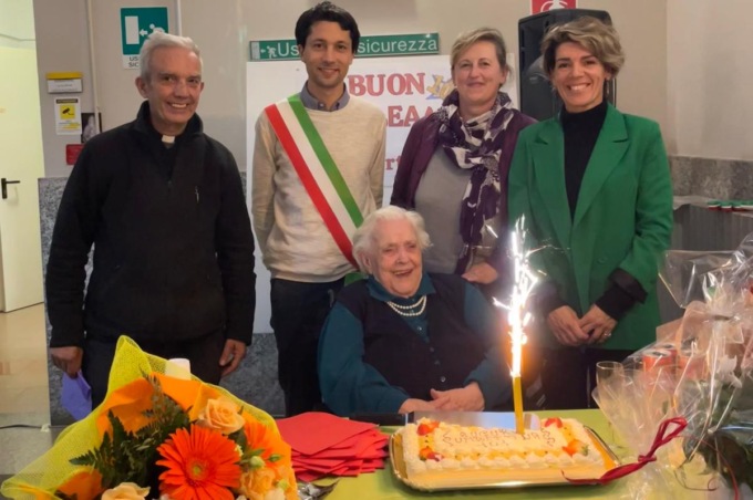 Umbertina, la più anziana di Rogeno, compie 101 anni