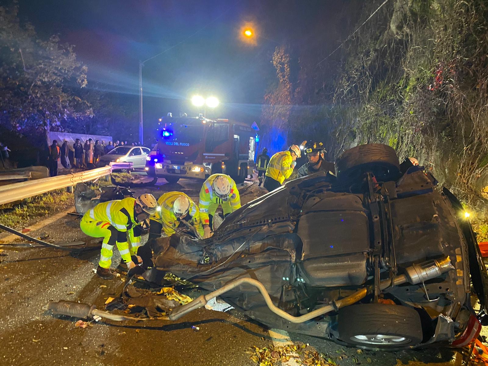 Strada Regina mortale incidente