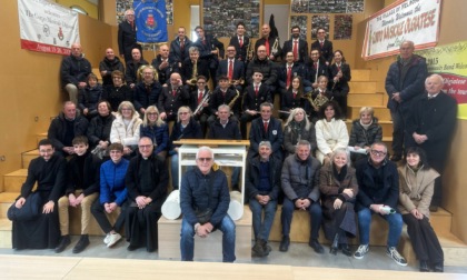 Corpo musicale olgiatese e corale insieme per Santa Cecilia