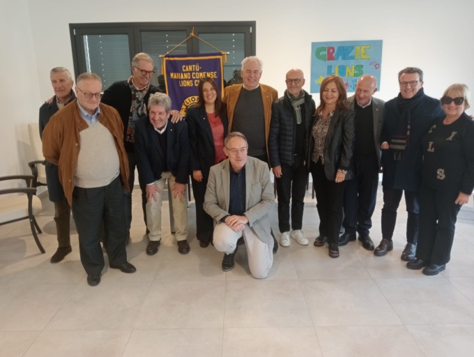 Il Lions Club acquista gli arredi della struttura di Fecchio di fondazione Eleonora e Lidia