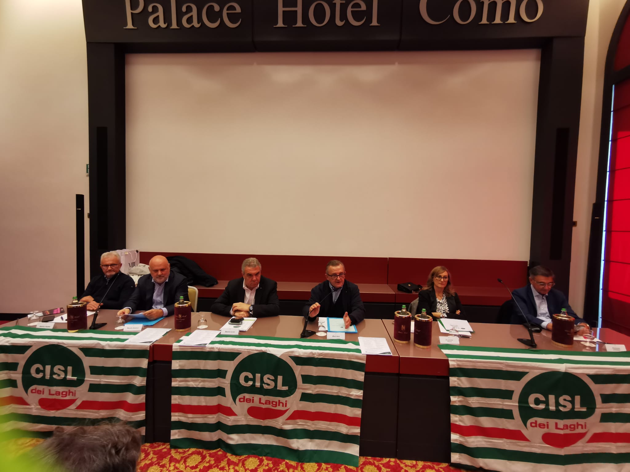 Nuova sede Cisl Congresso all'hotel Palace