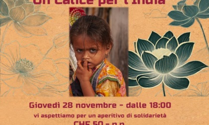 "Un calice per l'India" invita a una serata all'insegna della solidarietà